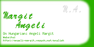 margit angeli business card